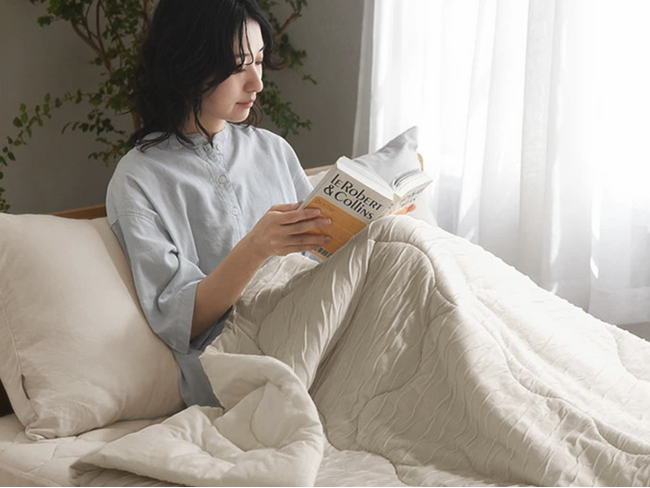 【夏寝具の王様】綿100％なのにヒンヤリ冷たい「ドライコットン」シリーズが早くも登場！新色「ミントグリーン」発売で、夏のお部屋をもっと爽やかに