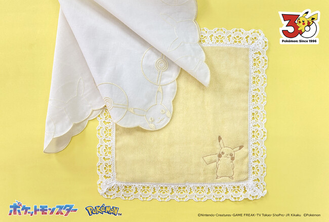 【服飾雑貨メーカー 川辺株式会社】 ポケモンのハンカチアイテム新登場！