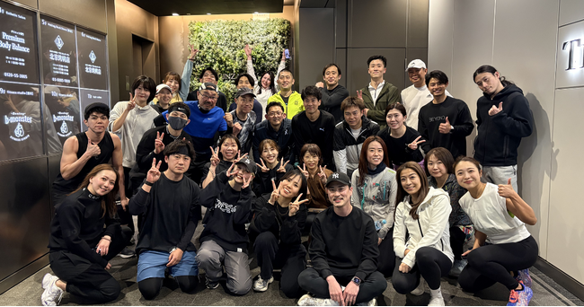 暗闇ボクシング b-monster 休館日をランステに、銀座スタジオを活用し皇居ランを開催