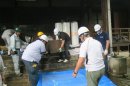 寺院から文化財を救出する様子(熊本地震) 寺院から文化財を救出する様子(熊本地震)
