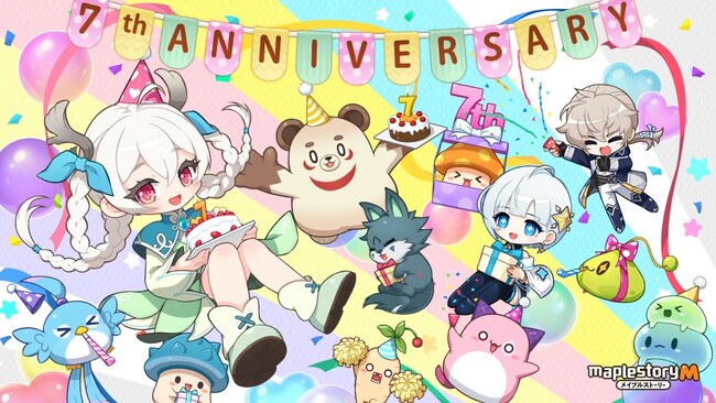 『メイプルストーリーM』7周年記念アップデート実施!新職業「リン」を実装!