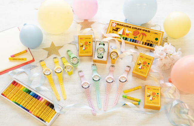 【ホワイティうめだ】100色展開の「クレパス柄トケイ」や可愛い文具雑貨が大集合！「TokiiRo pop up shop」が2026年4月16日より期間限定オープン！