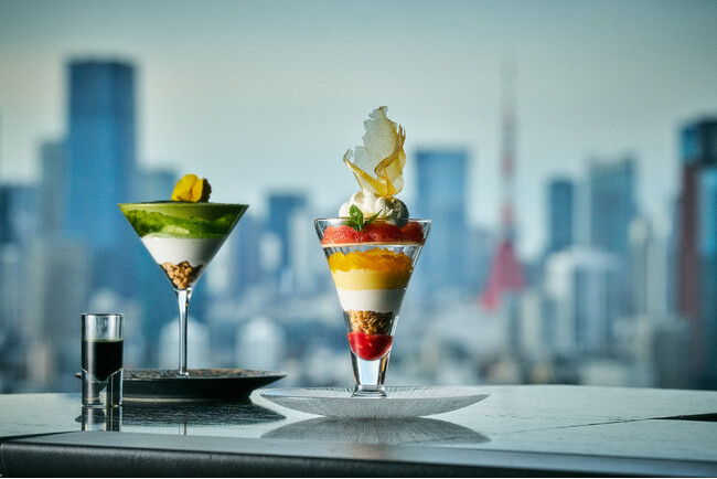 【品川プリンスホテル】夜景とともに味わう“大人のご褒美”『〆パフェ~甘美な余韻のご褒美~』を販売