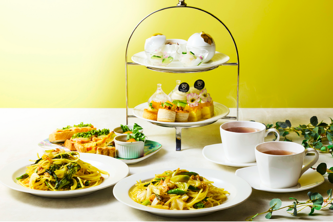【夜景と楽しむセイボリー＆パスタがメインのイブニングハイティー】ザ ロイヤルパークホテル アイコニック 東京汐留