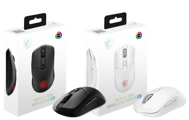 MSIの8Kポーリングレートに対応したゲーミングマウス「VERSA 300 WIRELESS 8K シリーズ」発売のお知らせ