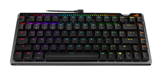 ホロウスクエアステムデザインとXスタビライザー採用の独自キースイッチROG HFX V2Xを搭載したFalchion Ace 75 HEを発表