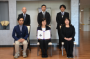 授与式の写真(2)BSI評価証明書が発行された、福寿会グループ4施設の皆さま 授与式の写真(2)BSI評価証明書が発行された、福寿会グループ4施設の皆さま