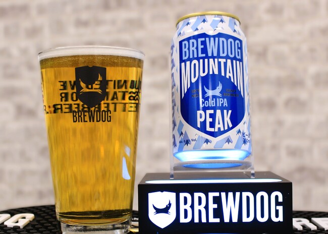英国No.1クラフトビールブランドBREWDOGとリカーマウンテンのコラボ新商品第2弾！「BREWDOG MOUNTAIN PEAK COLD IPA」新発売！