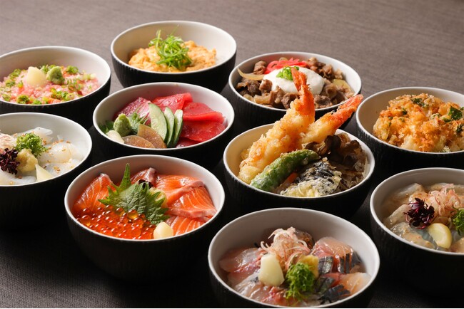 あなたの“推し丼”はどれ？全10種のミニ丼から好きな2つを選べる「お好み丼御膳～極～」販売開始