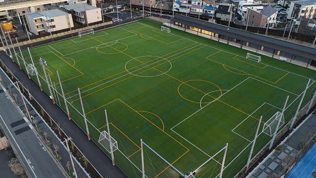 足立区初！全面人工芝の多目的広場を備えたスポーツ施設―「高野（こうや）スポーツパーク」が4月26日（日）オープン