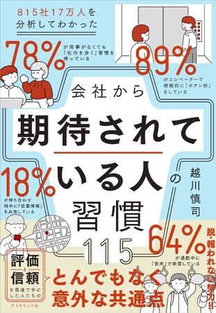会社で「出世している人たち」には意外な共通点が！『815社17万人を分析してわかった会社から期待されている人の習慣115』