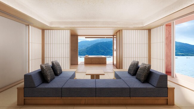 【界 宮島】2026年7月23日開業決定。コンセプトは「見晴らしの湯で、いつくしみの凪逗留」