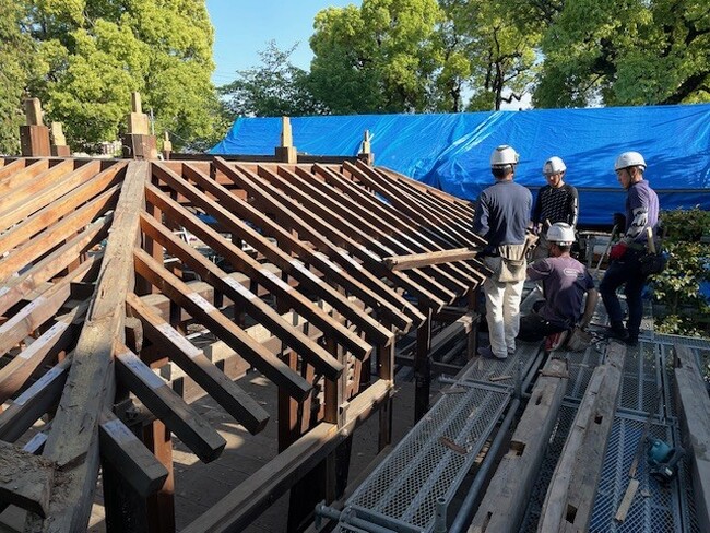 高槻市指定文化財の永井神社本殿が一日限りの特別公開