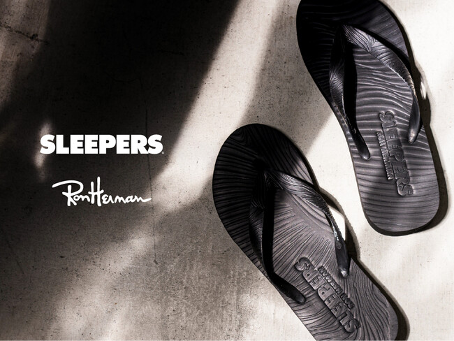 【ロンハーマン】ノルウェー発のサステナブルなビーチサンダルブランド〈 SLEEPERS 〉のサンダルが、Ron Herman Men's限定の特別仕様として4月25日(土)より発売。