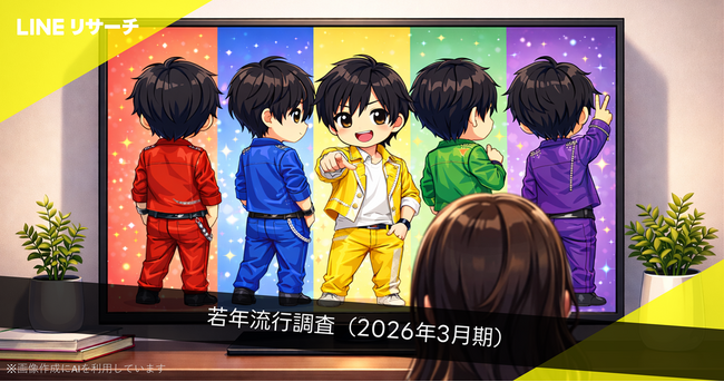【LINEリサーチ】若年層の流行に関する定点調査(2026年3月)