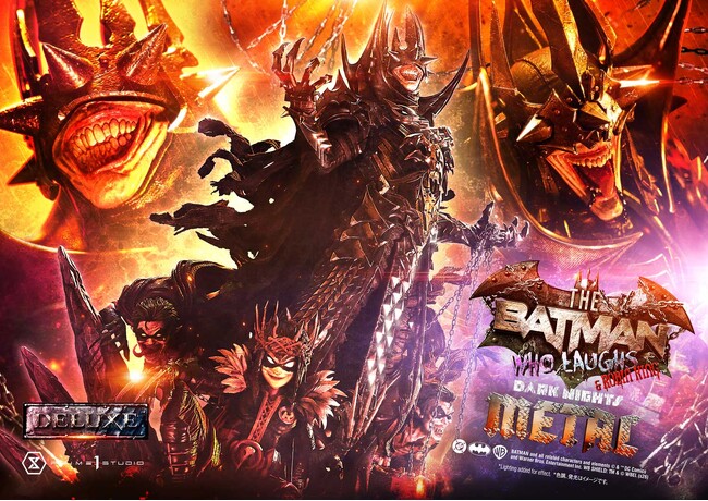 DCコミックス『ダークナイツ：デスメタル』から、「バットマン・フーラフズ＆ロビンキング」を1/3スケールで立体化