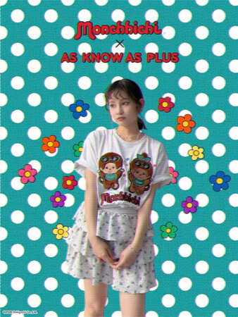 AS KNOW AS plusから『モンチッチ』のTシャツが登場!
