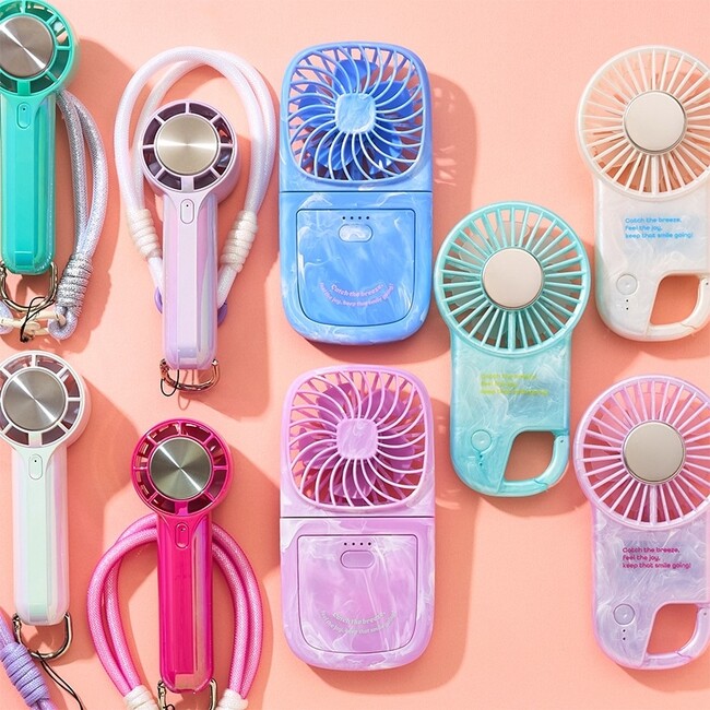 涼しさも、かわいさも妥協しない！多機能な“実力派”から、限定のトレンドデザインまで、20モデル以上のハンディファンが全国のPLAZAに大集合！