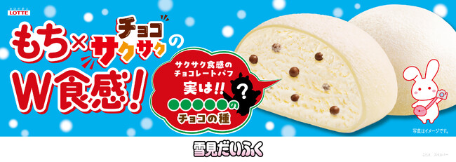 もちもち食感の雪見だいふくがサクサク食感に!? 秘密は●●●●●のチョコ種！『雪見だいふく チョコサクサク』2026年5月11日（月）発売