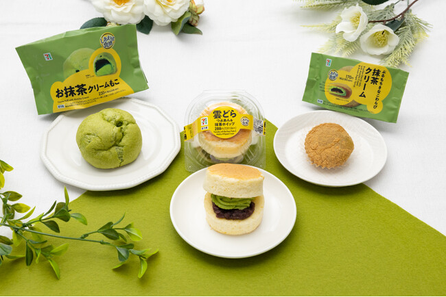 新茶の季節を楽しむ「抹茶スイーツ」3品を発売　人気シリーズの「雲どら」や「もこ」から新商品が登場！