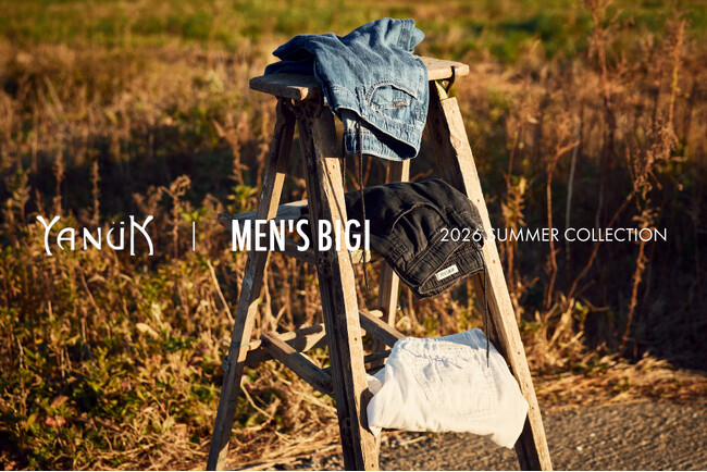 【YANUK×MEN'S BIGI】別注「Resort Jeans」が4月28日（火）に発売開始