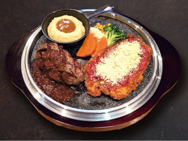 石焼きハンバーグ&ステーキ「ストーンバーグ」ラゾーナ川崎店　「アメリカ横断グルメ旅」キャンペーン