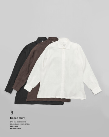 【L’ECHOPPE】LE から、初のリネンシャツが登場。