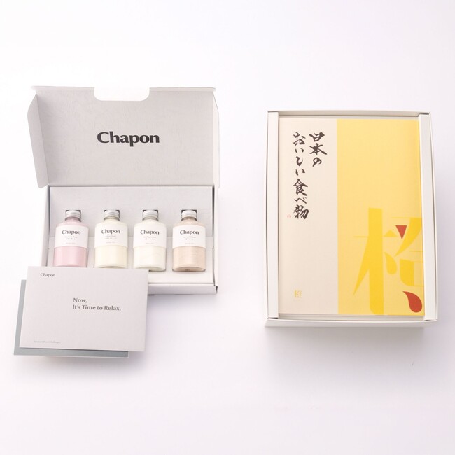 高級入浴剤「Chapon」×カタログギフト、内祝いに