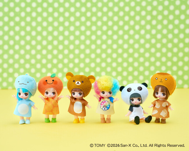 「ぷちリカちゃん サンエックスユニバースコレクション」発売決定!