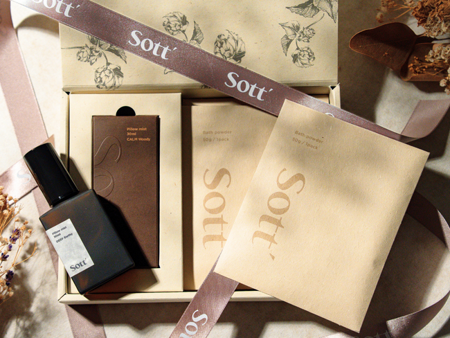 ウェルネスケアブランド「Sott」、ギフトボックスおよびギフトセットの展開を開始