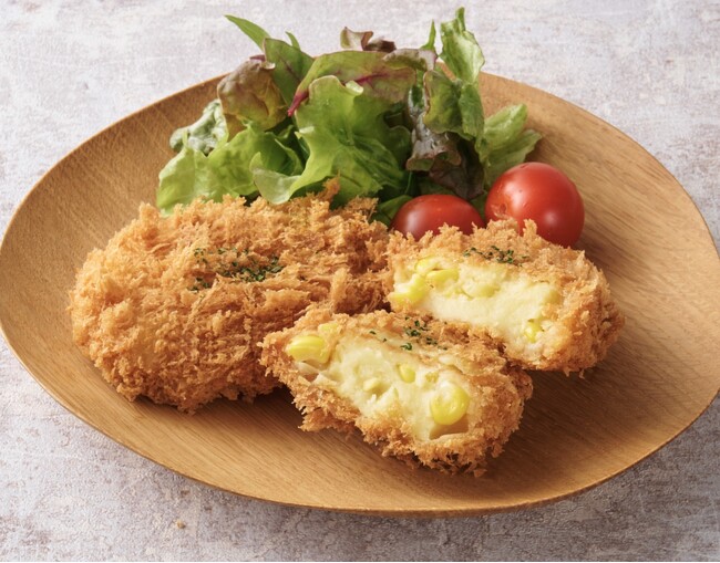 「北海道産コーンクリームコロッケ」を5/6(水)より期間限定で発売　～プチっと弾ける粒感とコーンの甘みを楽しめる～