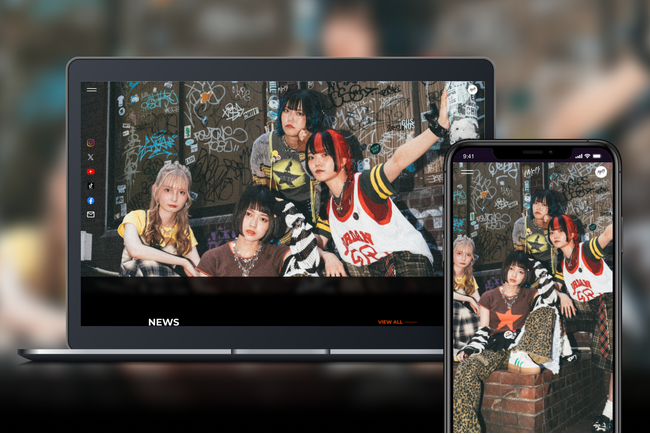 「Bitfan」にて、6月10日にメジャーデビュー決定のガールズバンド