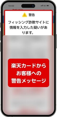 楽天カードとACSiON、フィッシング詐欺による被害防止に向けた警告機能を導入