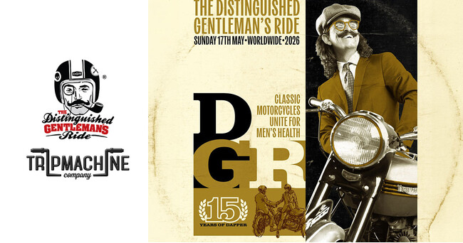 Trip Machine × DGR (THE DISTINGUISHED GENTLEMAN’S RIDE 2026) ジェントルマンズライド限定モデルが入荷いたしました