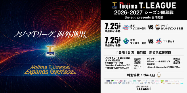 2026-2027シーズン　登録完了選手（2026年5月5日付）