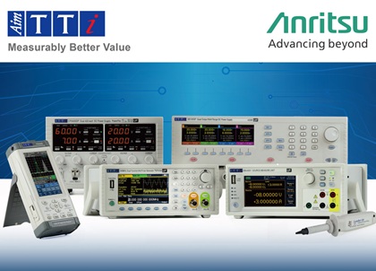 アンリツ、TTi社と販売契約を締結し、基本測定器の事業分野を拡大