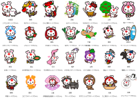 日赤公式キャラクター「ハートラちゃん」が全国４７都道府県のご当地姿に大変身！