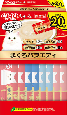 いなばペットフード　「CIAO ちゅ～る 20本入り(BOX)」が新登場！