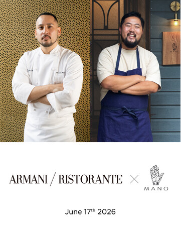 【アルマーニ / リストランテ】「ARMANI/RISTORANTE」 x 「MANO」4 Hands Dinner