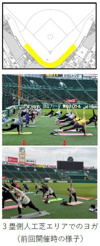 6月13日（土）開催・阪神甲子園球場でエクササイズができる！「グローバルウェルネスデー＆国際ヨガデー2026 in阪神甲子園球場」