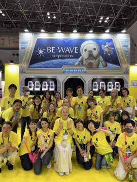 ビューティワールドジャパン2025東京のビーウェイブブース ビューティワールドジャパン2025東京のビーウェイブブース
