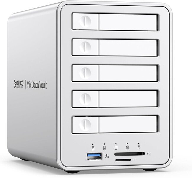 ORICO、2.5インチ全閃存RAID SSD外壳を発表 ⚡ 10Gbps・7種RAID・最大120TB拡張を1台で実現