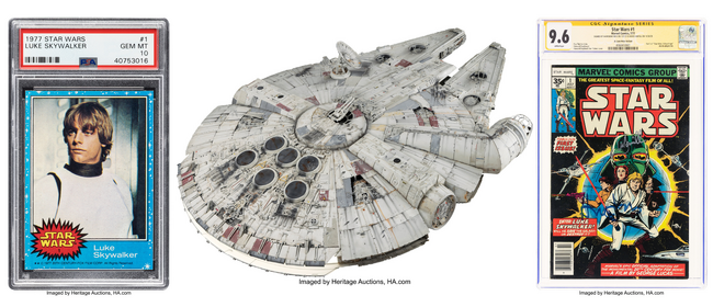 ヘリテージ・オークションズ「スター・ウォーズ・デー オークション」にて総額360万ドル超（約5.64億円）を記録　ルーク・スカイウォーカーのカードが史上最高額で牽引