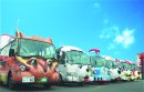 かわいいバスで毎日登園がわくわく！