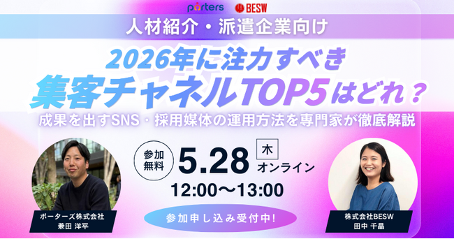 おすすめの集客チャネルは?人材紹介・派遣企業が今本当に注力すべきチャネルTOP5をご紹介!