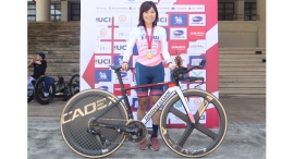 杉浦佳子　パラサイクリング ロード ワールドカップ 全3戦で表彰台　第1戦個人タイムトライアル優勝