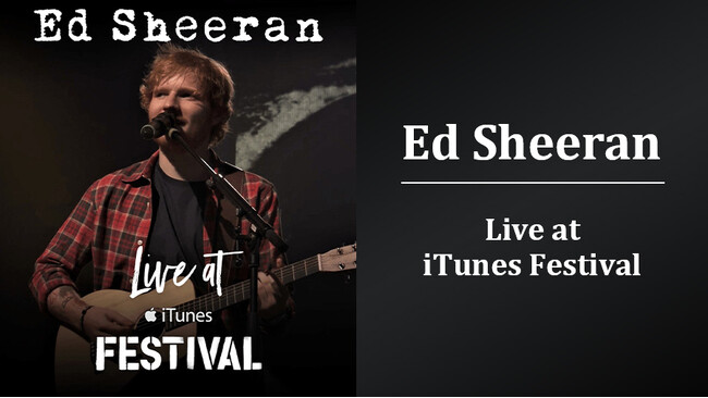 世界的アーティスト、エド・シーランがカラオケルームに登場！2014年開催「iTunes Festival」ライブ映像をJOYSOUND「みるハコ」で無料配信