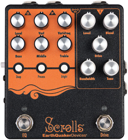 ベーシスト中尾憲太郎氏のシグニチャーモデルが満を持して登場。EarthQuaker Devices ベースプリアンプ『「Scrolls」ベースオデッセイ』