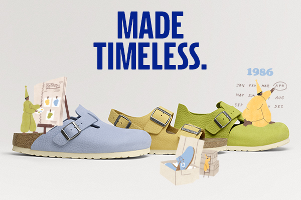 アーカイブを称えて ― BIRKENSTOCKを象徴する3つのアイコン、BOSTON・LONDON・MILANOのアニバーサリーを祝う限定スペシャルエディション