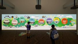 「とーはくワンダーウォール」展示室内イメージ 「とーはくワンダーウォール」展示室内イメージ